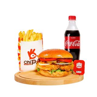 Барбекю бургер Комбо