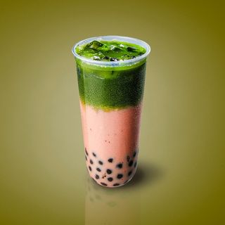 Клубника матча Bubble tea 450мл