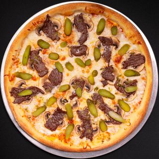 Пицца мясо с грибами (30 см)