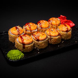 Лосось запечённый ролл