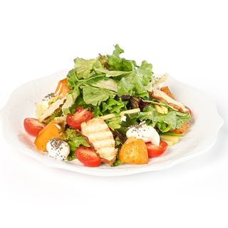 Салат с запеченной тыквой