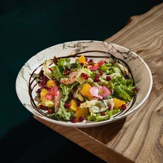 Салат с индейкой и апельсином