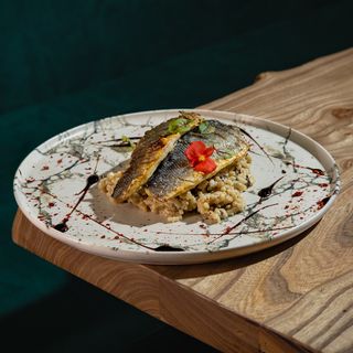 Сибас с Ризотто