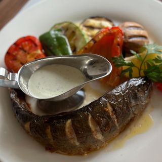 Жареная речная форель