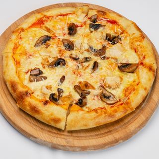 С курицей и грибами