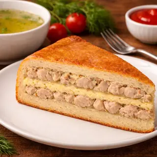 Курник с бульоном (350 г)