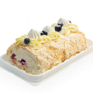 Таңқураймен меренг рулеті 730г / Рулет меренговый с малиной 730 гр