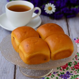 Жүзіммен томпақ тоқаш 4 дана/240г/ Пышка с изюмом 4шт/240гр