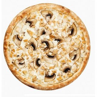 С курицей и грибами