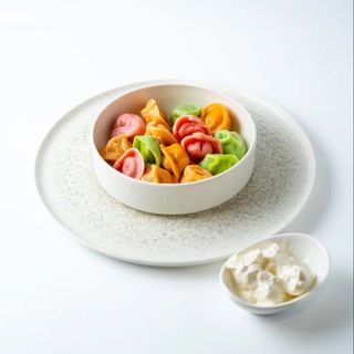 Цветные пельмешки 