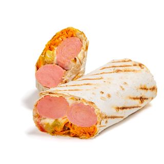 Двойной хот-дог в лаваше