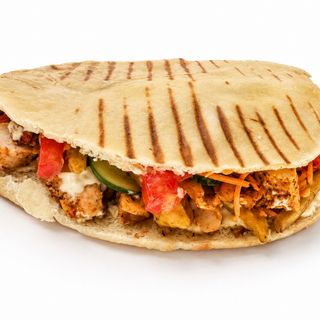 Пита с корейской морковкой