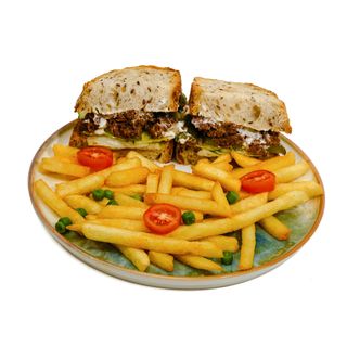 Гриль-чиз с томленой говядиной