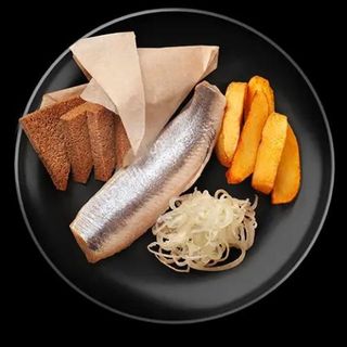 Закуска по-сибирски с сельдью