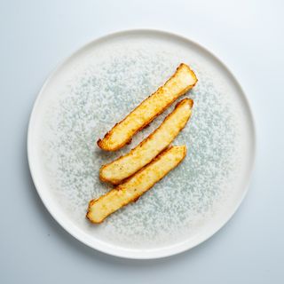 Сыр халуми жареный