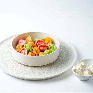 Цветные пельмешки