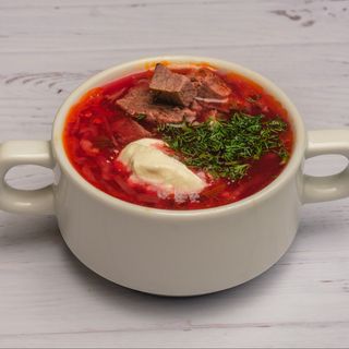 Борщ деревенский