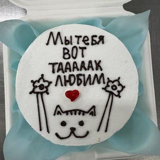 Бенто торт № 5 ("Зима близко")