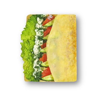 Блин с форелью слабосоленой