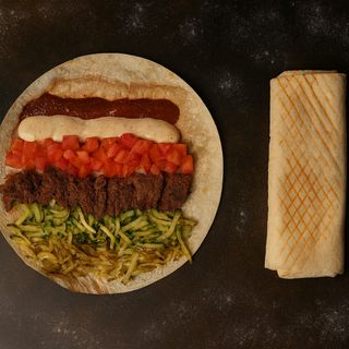 Шаверма по-питерски XL (говядина)