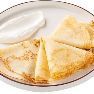 Блины со сметаной 