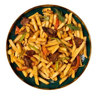 Фри с мясом 