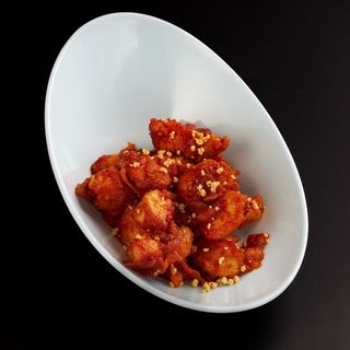 Стрипсы в остро-сладком соусе