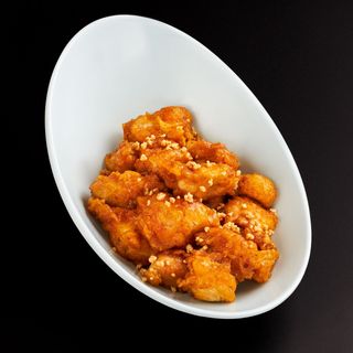 Стрипсы в кисло-сладком соусе