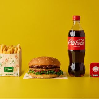 Комбо Гамбургер говяжий двойной