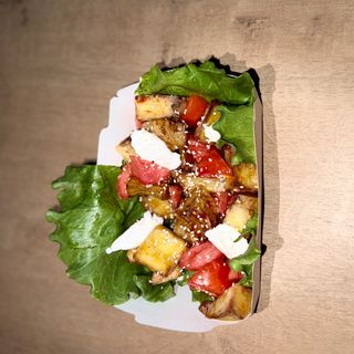 Салат хрустящие баклажаны