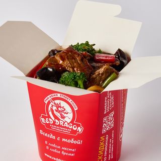 Лапша с телятиной 