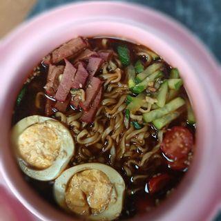 Рамен с копченной говядиной