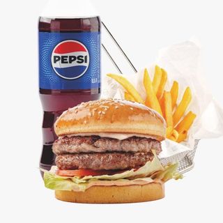 Комбо бургер говяжий с двойной котлетой (800 г)