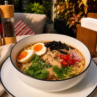 Рамён с курицей в японском стиле (350г)