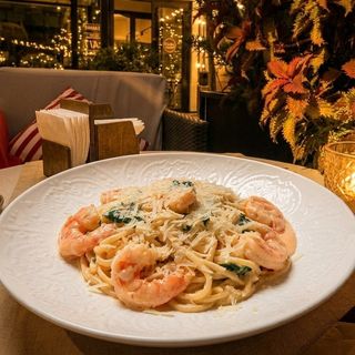 Паста с креветками биск (300г)