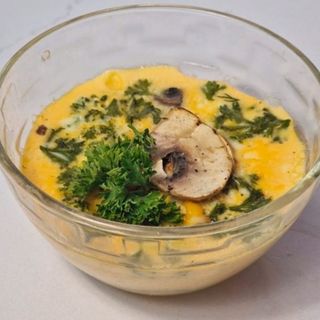 Омлет с грибами