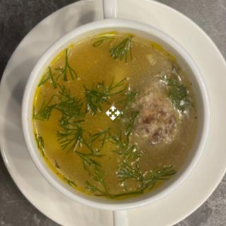 Суп картофельный с мясными фрикадельками