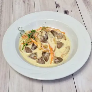 Сердечки куриные в сметанном соусе