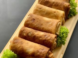 Блинчики с куриным фаршем и луком (заморозка)