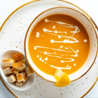 Крем-суп чечевичный