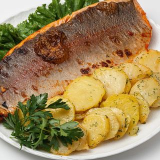 Запеченная Талгарская форель на двоих