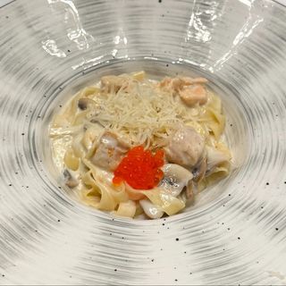 Фетучини с семгой (350 г)