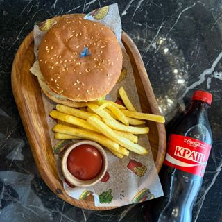 Бургер Зейтун (300 г) комбо