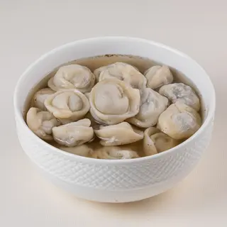 Пельмешки с бульоном 