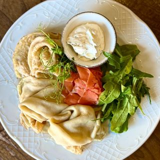 Блины с сёмгой