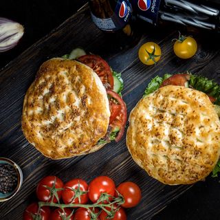 Донер булочка + фри + Pepsi 0,4 (450 г)