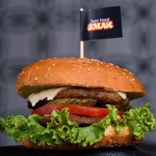 Стейк бургер с сыром + фри + Pepsi (540 г)