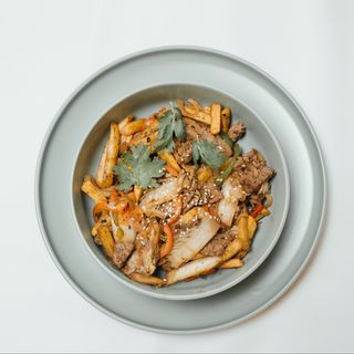 Фри с мясом