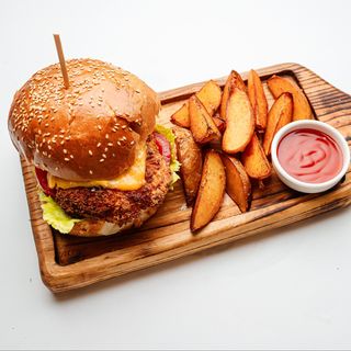 Бургер с курицей