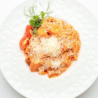 Паста с лососем